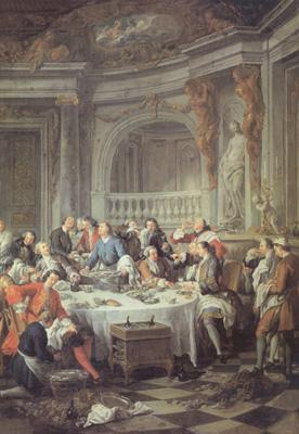 Jean-Francois De Troy The Oyster Lunch (nn03) oil painting picture